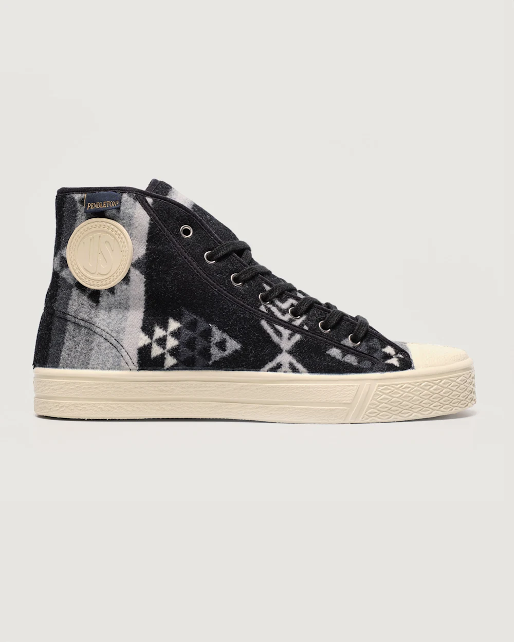 US RUBBER CO X PENDLETON GREY SCALE HIGH TOP