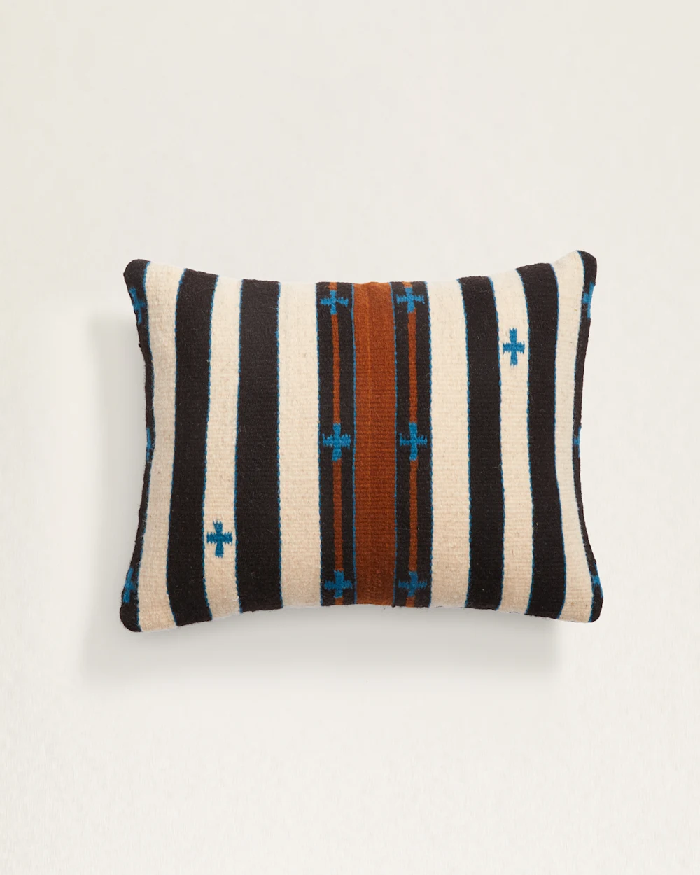TURQUOISE CROSSES LUMBAR PILLOW