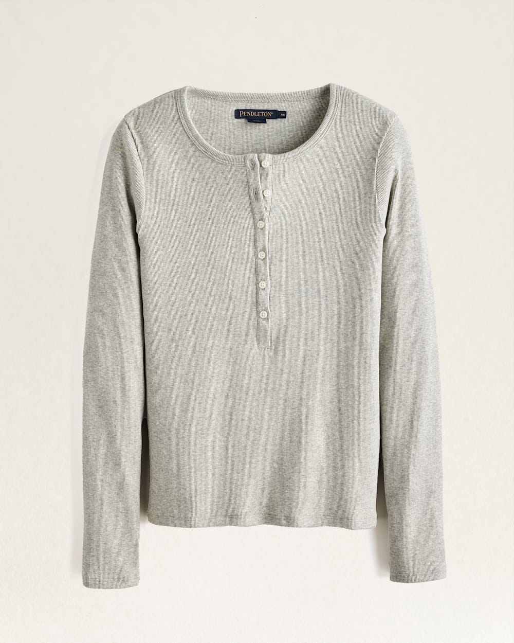 WOMEN'S LONG-SLEEVE PIMA COTTON HENLEY