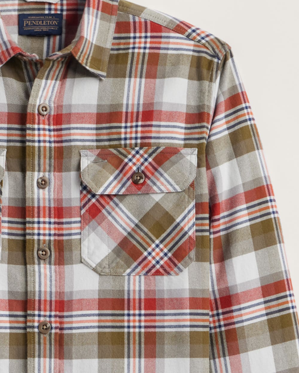 MEN'S PLAID BURNSIDE DOUBLEBRUSHED FLANNEL SHIRT