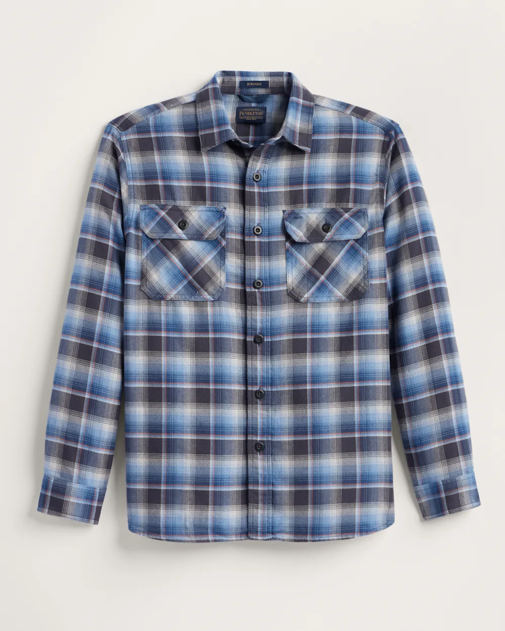 MEN'S PLAID BURNSIDE DOUBLEBRUSHED FLANNEL SHIRT
