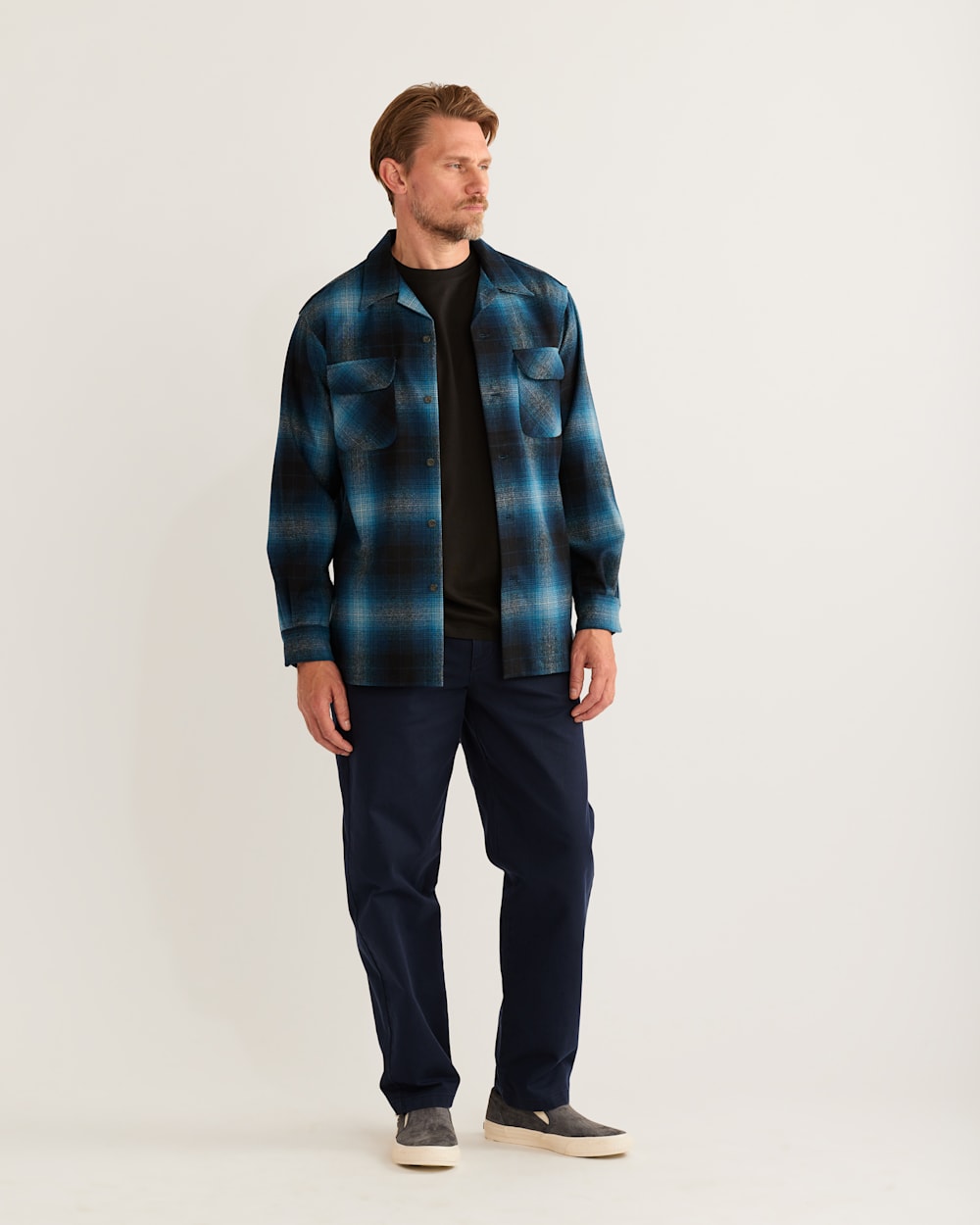 MEN'S PLAID BOARD SHIRT