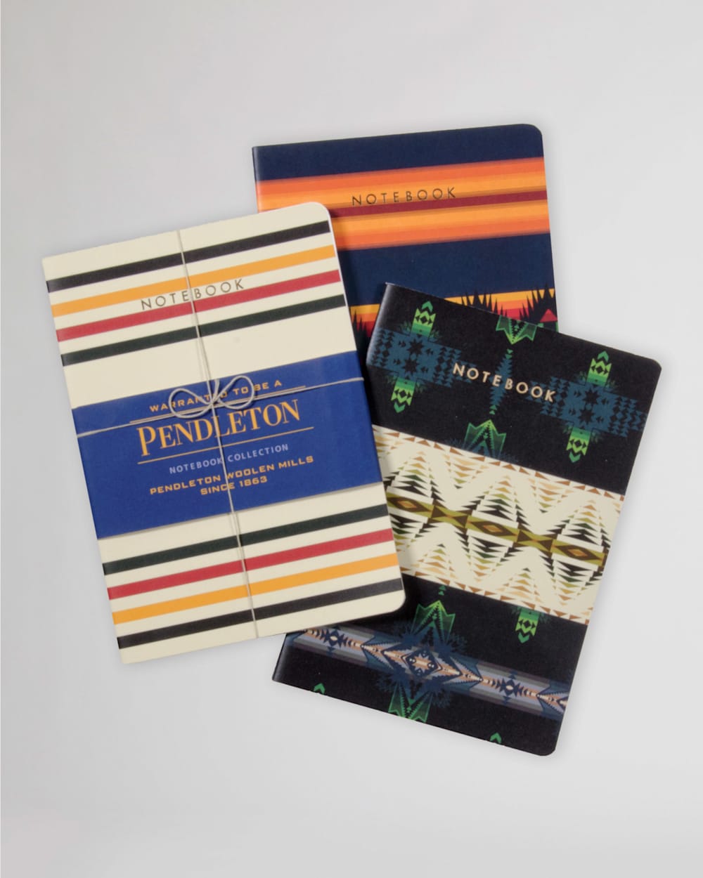 PENDLETON NOTEBOOKS, SET OF 3