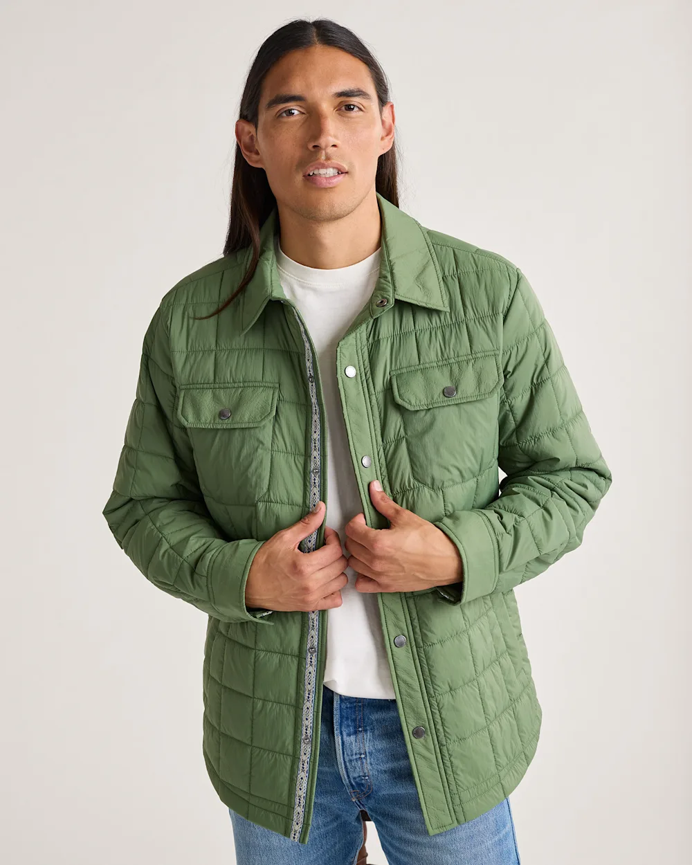 MEN'S ARROYO CRINKLE QUILTED SHIRT JACKET
