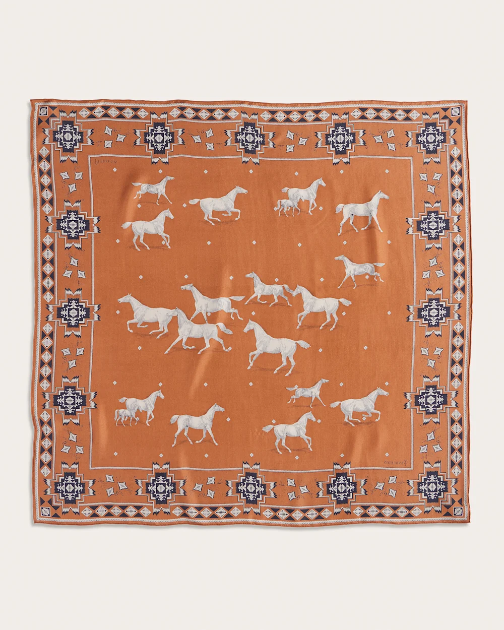 HERD OF HORSES SILK SCARF