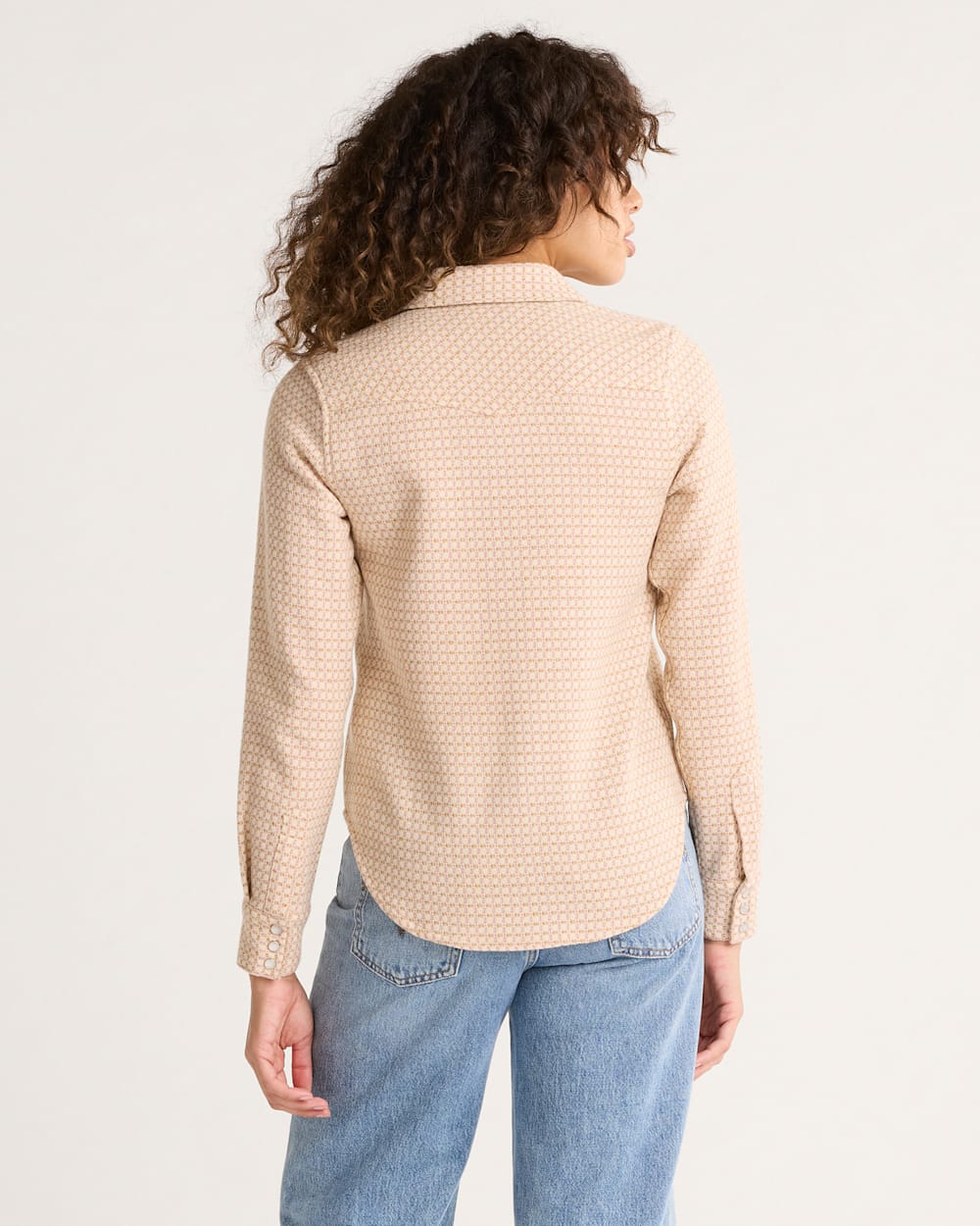 WOMEN'S TEXTURED WOOL GAMBLER SHIRT