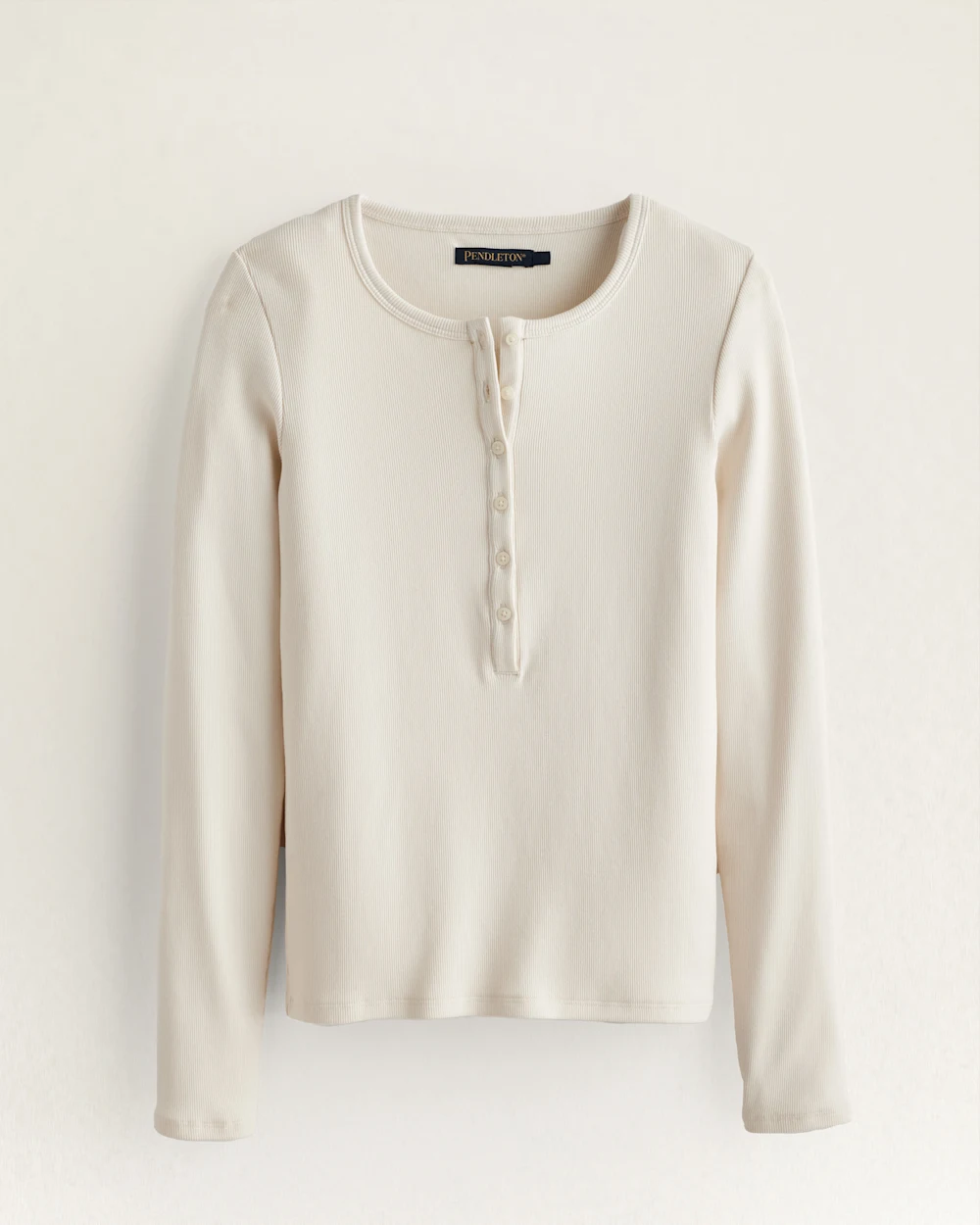 WOMEN'S LONG-SLEEVE PIMA COTTON HENLEY