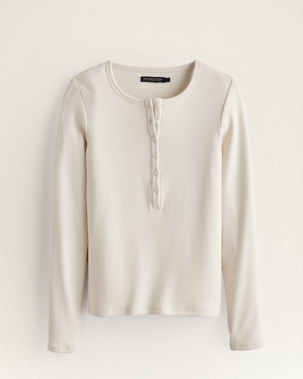 WOMEN'S LONG-SLEEVE PIMA COTTON HENLEY