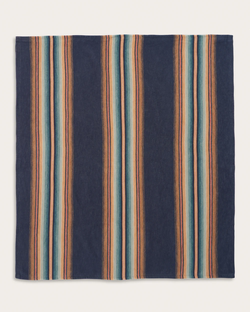 WYETH FALLS/STRIPE ORGANIC COTTON THROW GIFT PACK