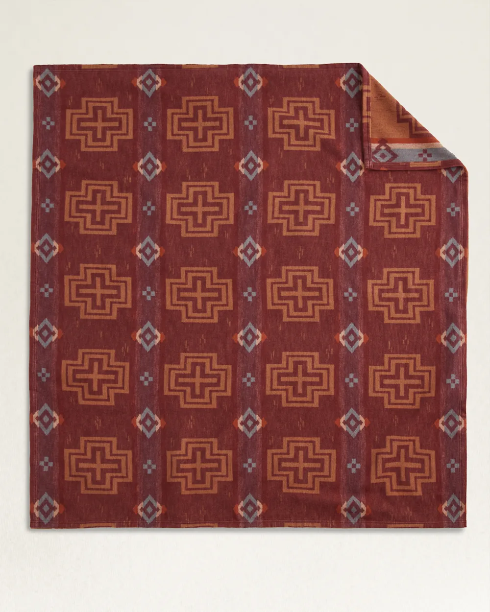 SAN MARINO/STRIPE ORGANIC COTTON THROW GIFT PACK