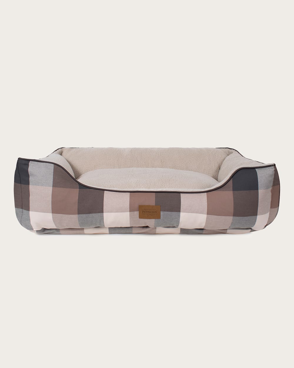 BLOCK PLAID PET BED - KUDDLER