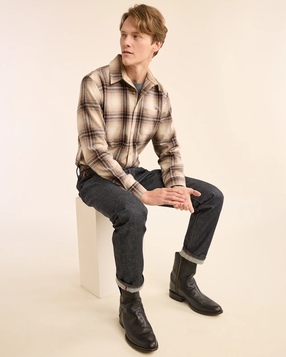 MEN'S PLAID LODGE SHIRT