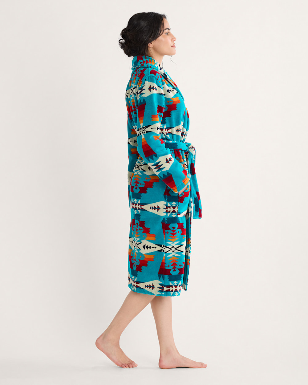 WOMEN'S TUCSON COTTON TERRY VELOUR BATHROBE