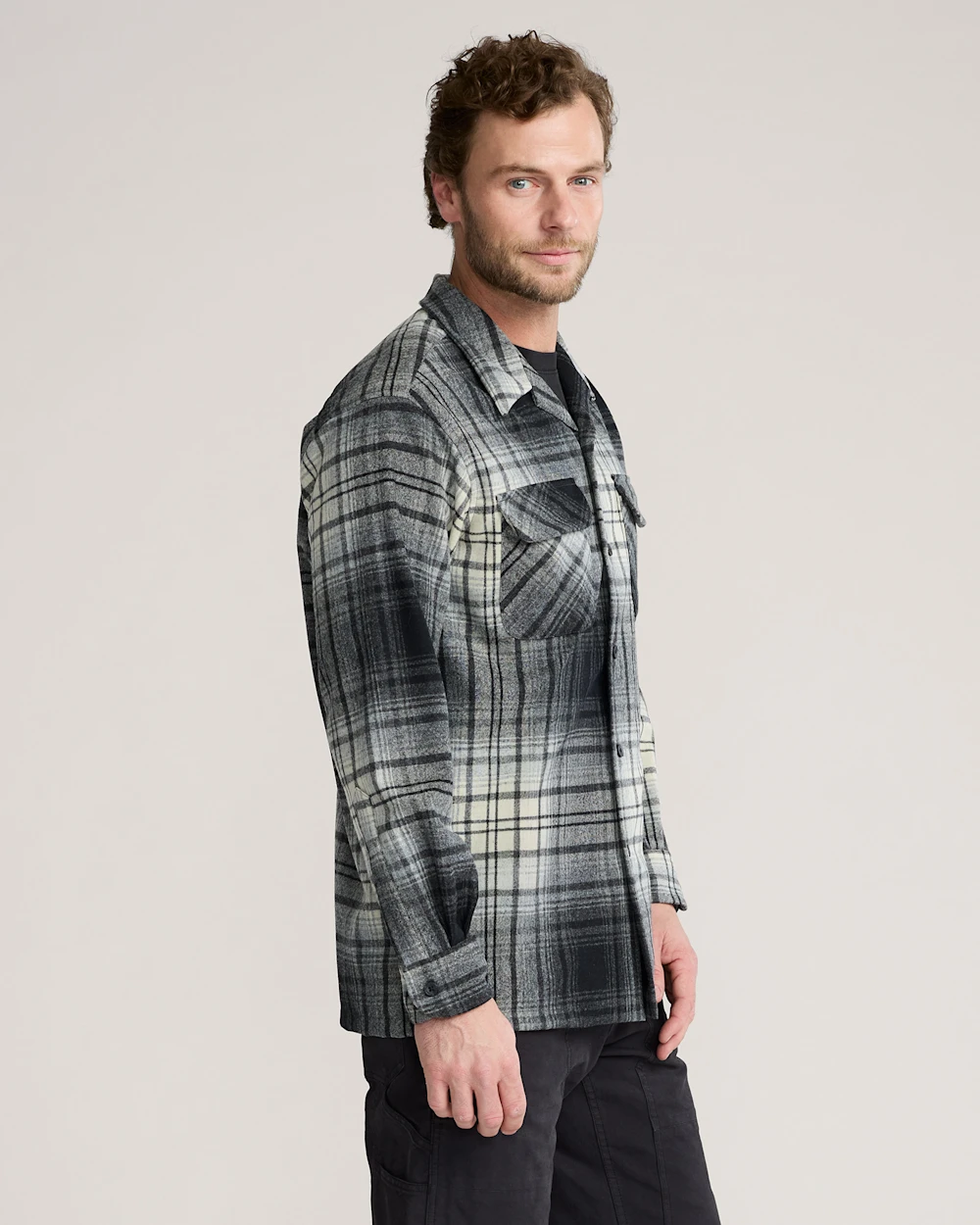 MEN'S PLAID BOARD SHIRT