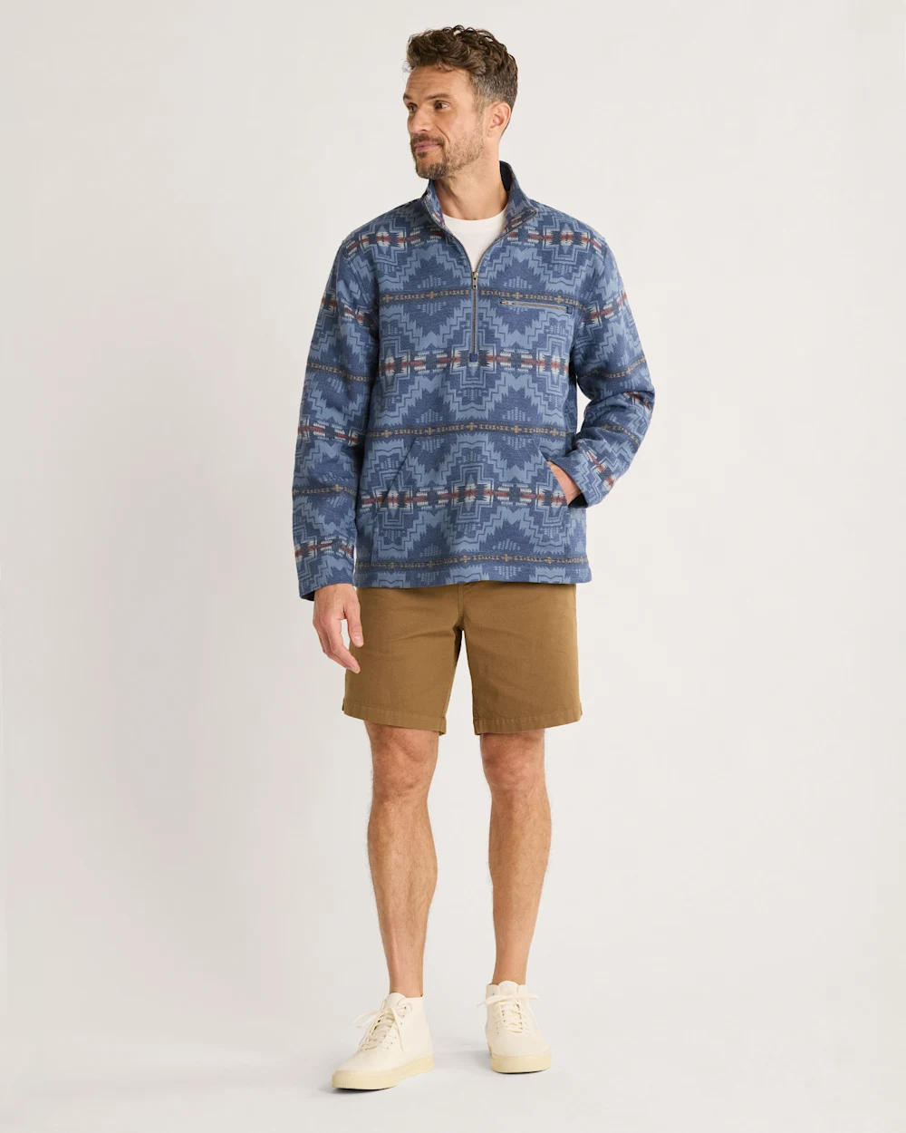 MEN'S DOUBLESOFT DOVER QUARTER ZIP