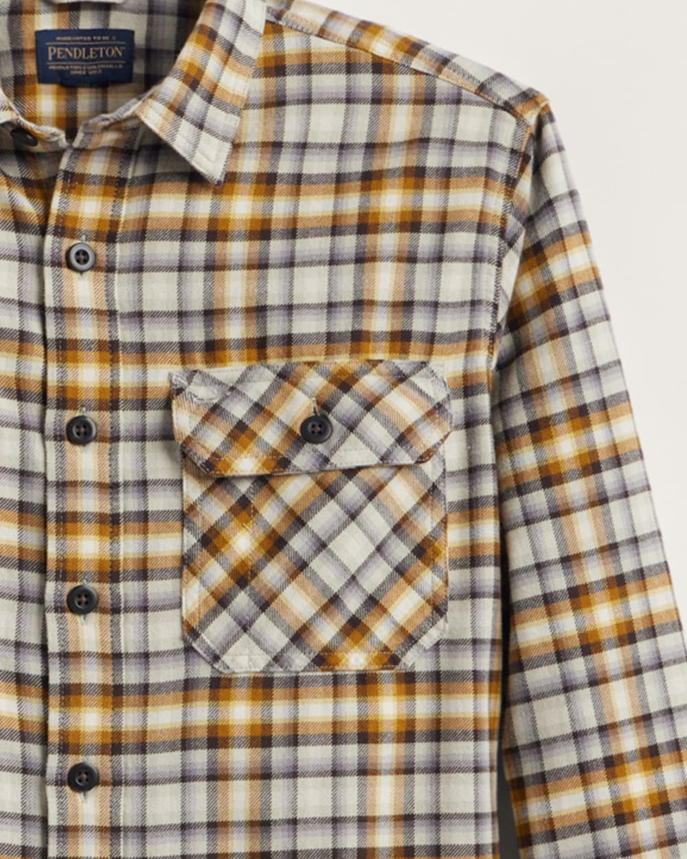 MEN'S PLAID BURNSIDE DOUBLEBRUSHED FLANNEL SHIRT