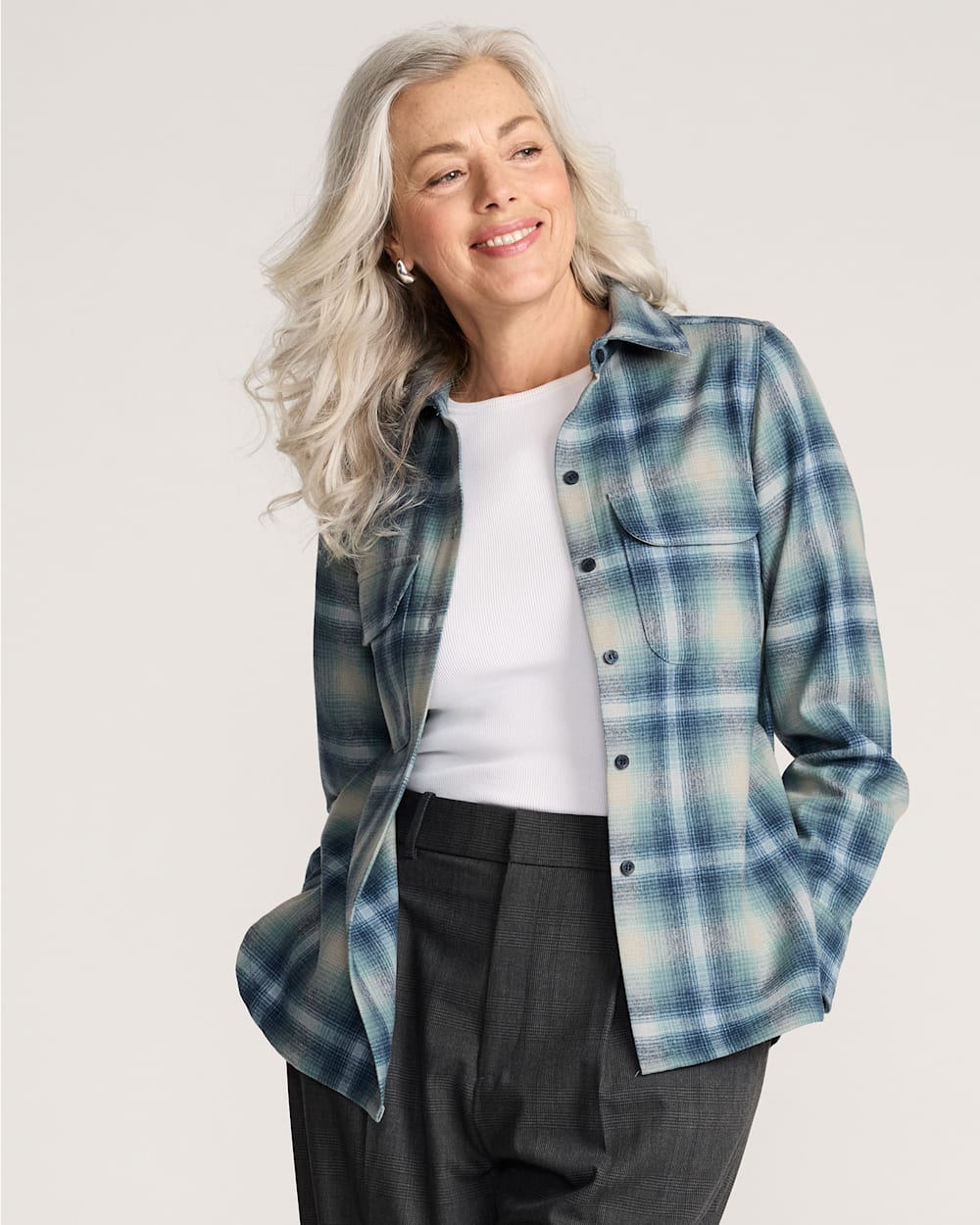 WOMEN'S PLAID BOARD SHIRT