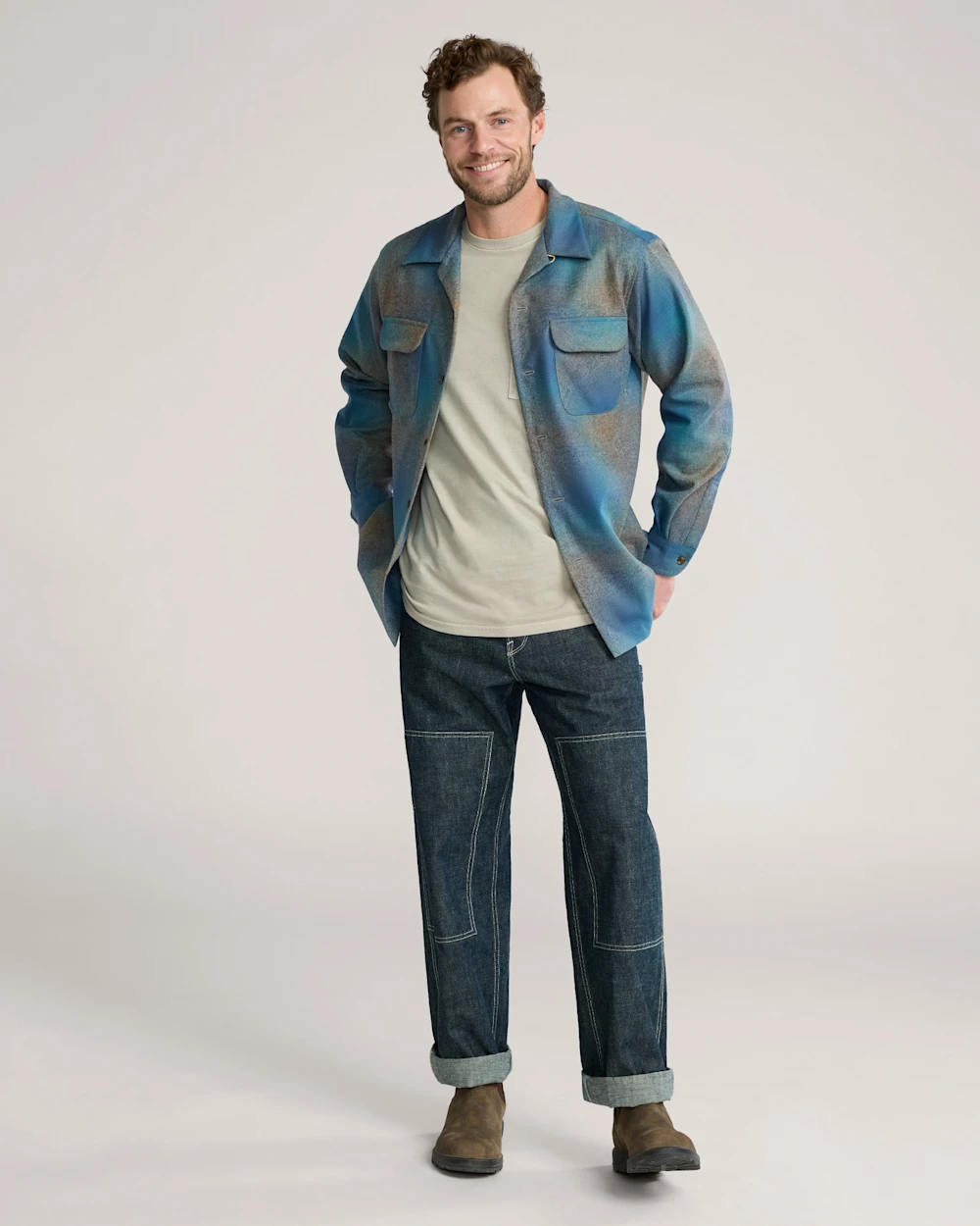 MEN'S PLAID BOARD SHIRT