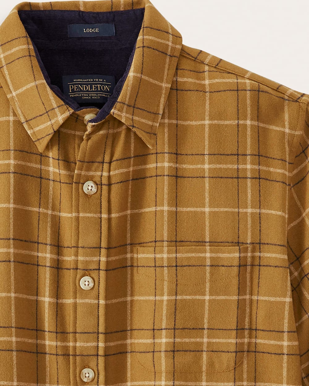 MEN'S PLAID MERINO LODGE SHIRT