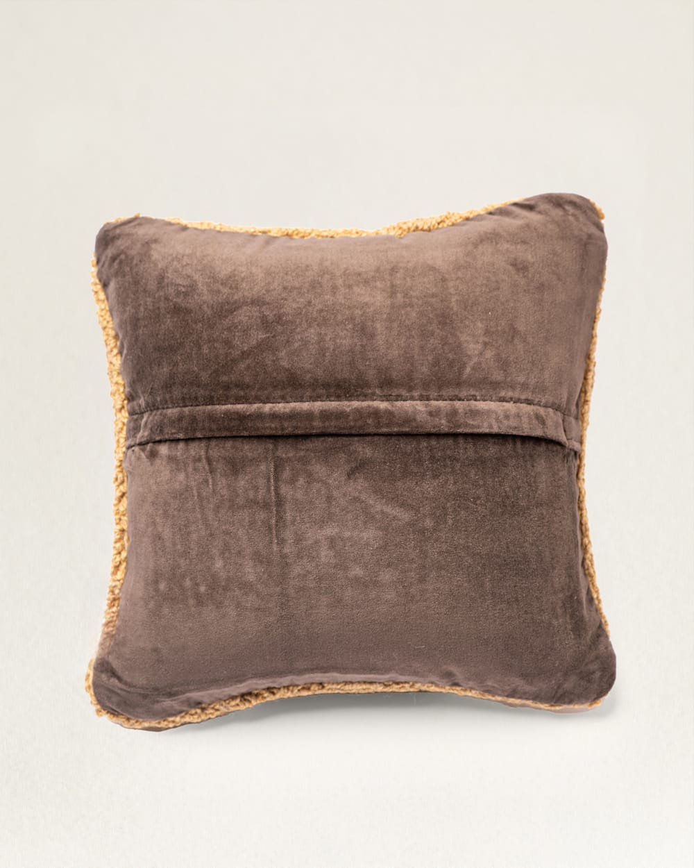 BUFFALO HOOKED SQUARE PILLOW