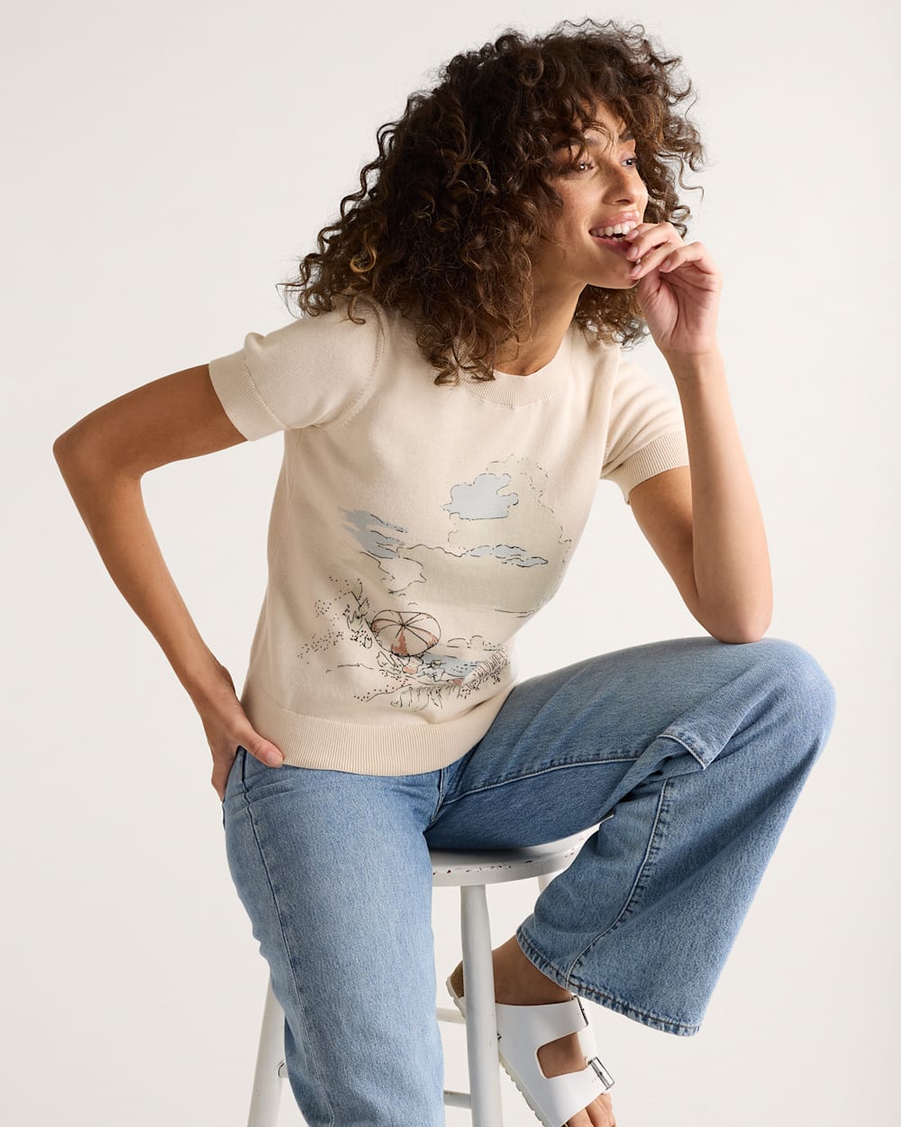 WOMEN'S COASTAL COTTON SWEATER