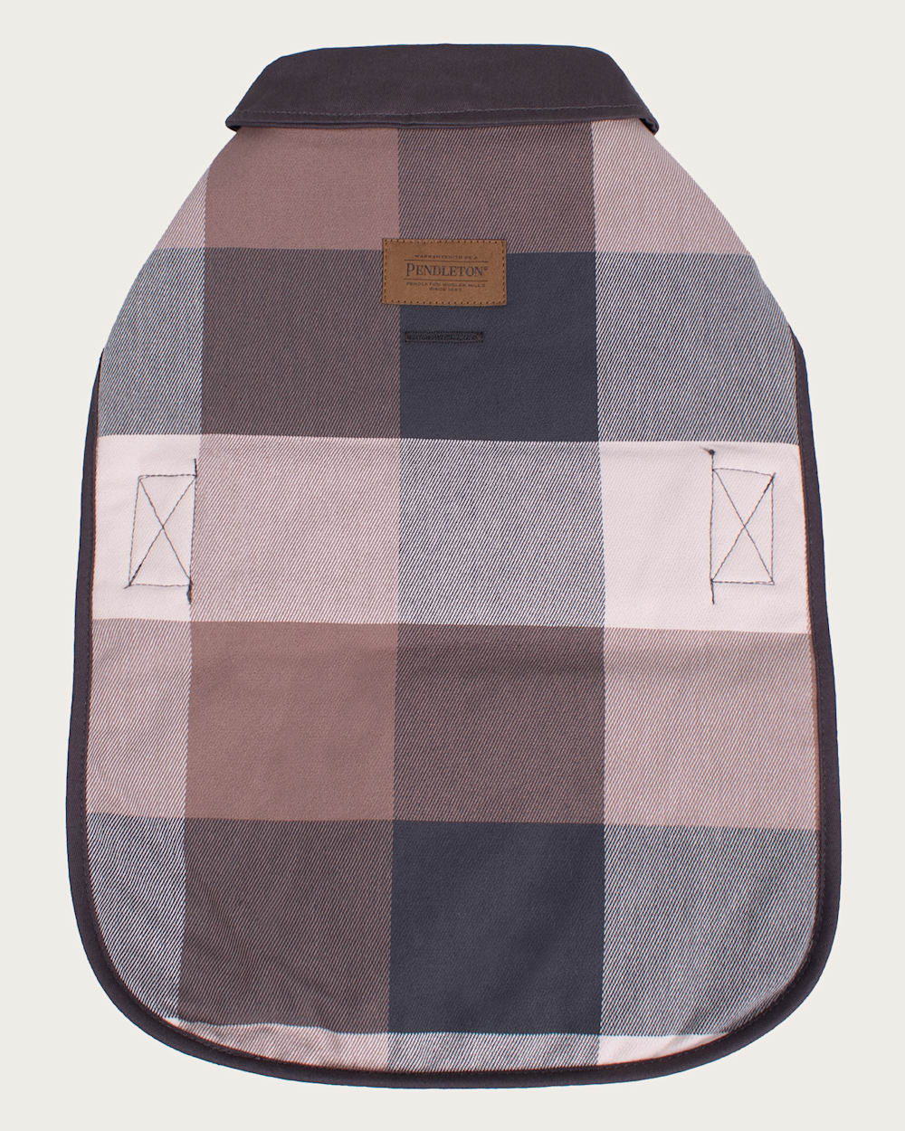 BLOCK PLAID PET COAT