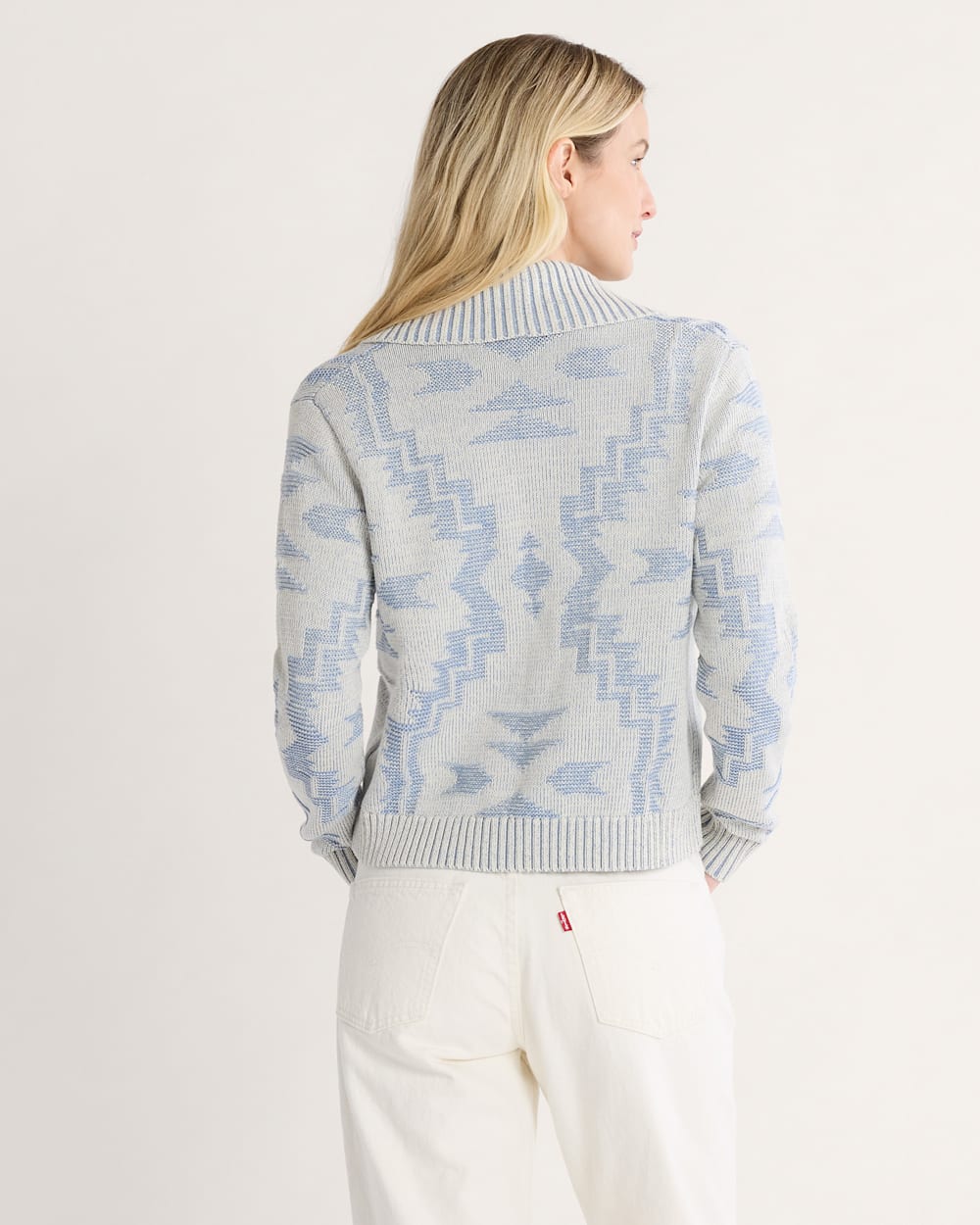 WOMEN'S TEXTURED COTTON CARDIGAN