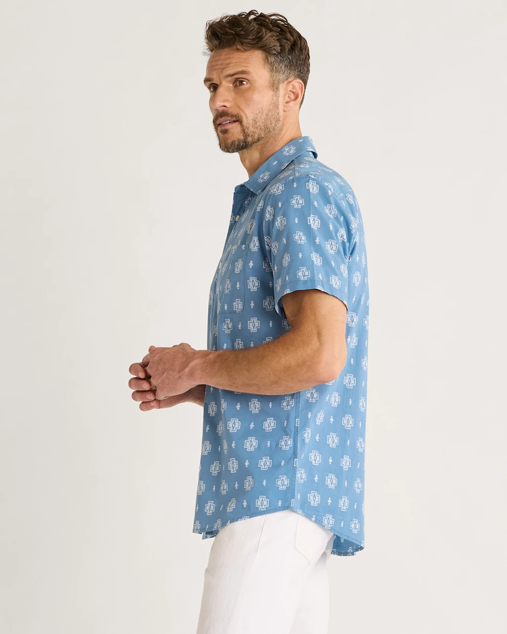 MEN'S SHORELINE COTTON SHIRT