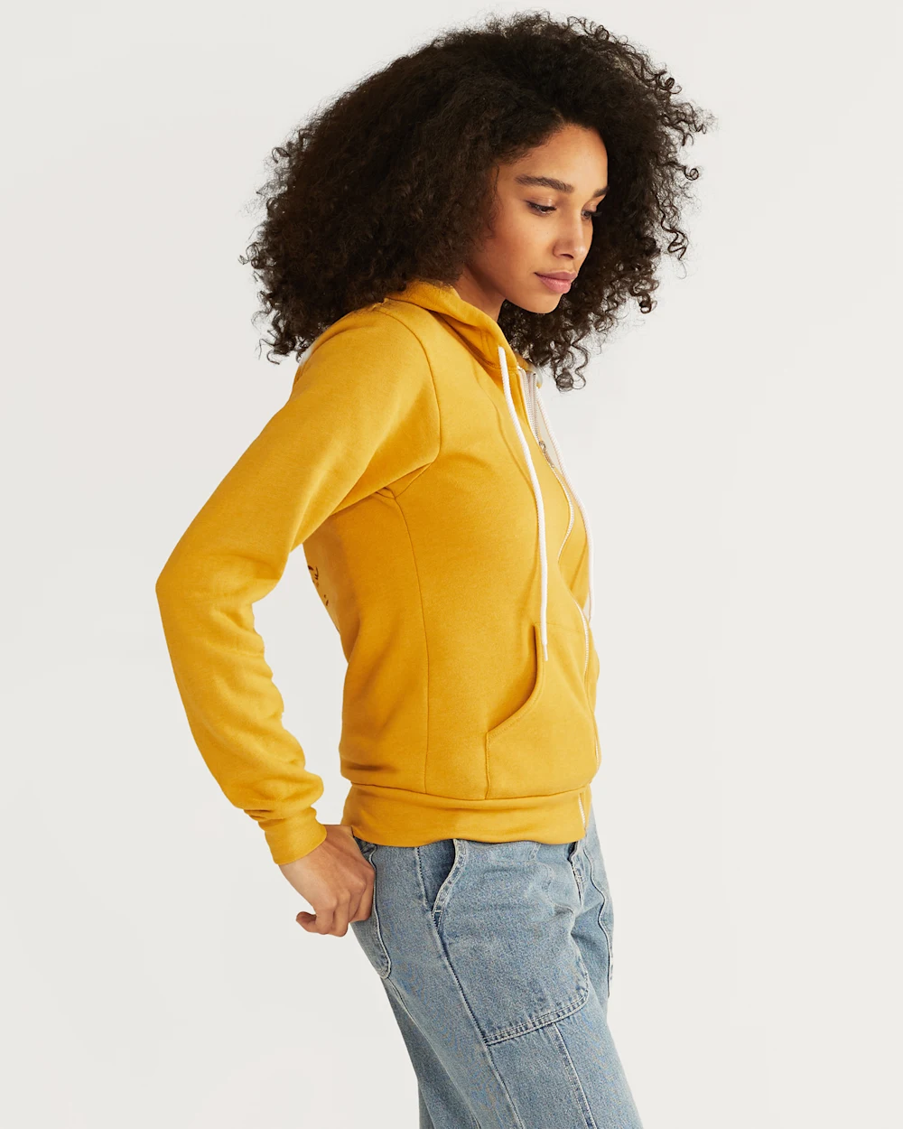 WOMEN'S COWGIRL GRAPHIC ZIP HOODIE