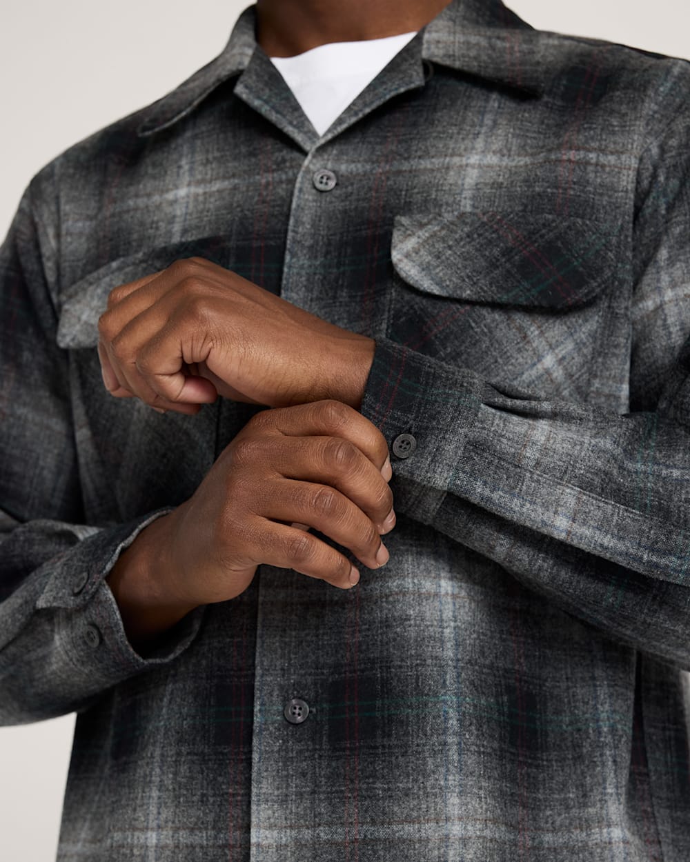 MEN'S PLAID BOARD SHIRT