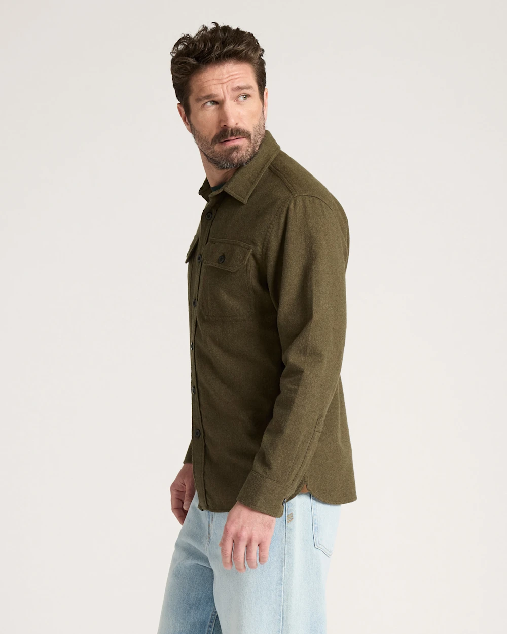 MEN'S BURNSIDE COTTON FLANNEL SHIRT