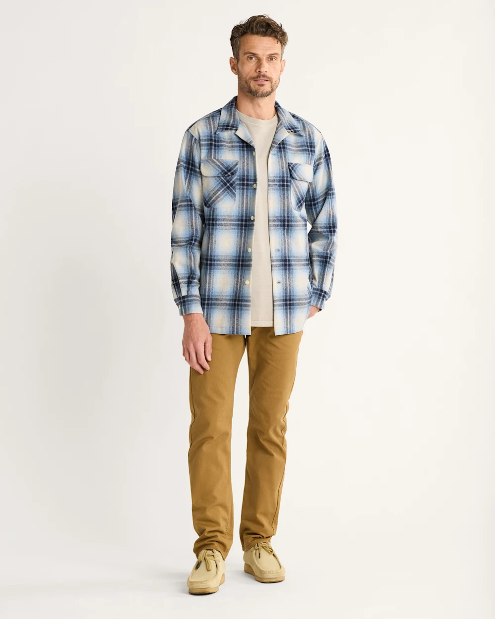 MEN'S PLAID BOARD SHIRT
