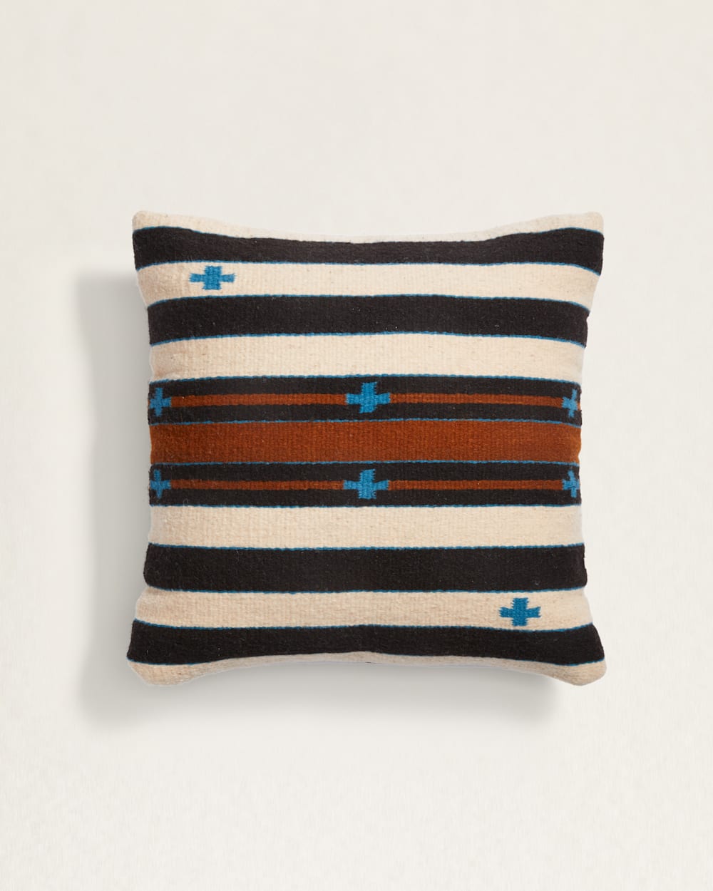 TURQUOISE CROSSES SQUARE PILLOW