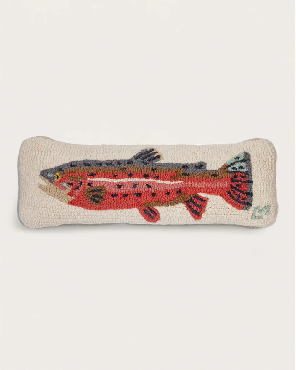TROUT HOOKED LUMBAR PILLOW