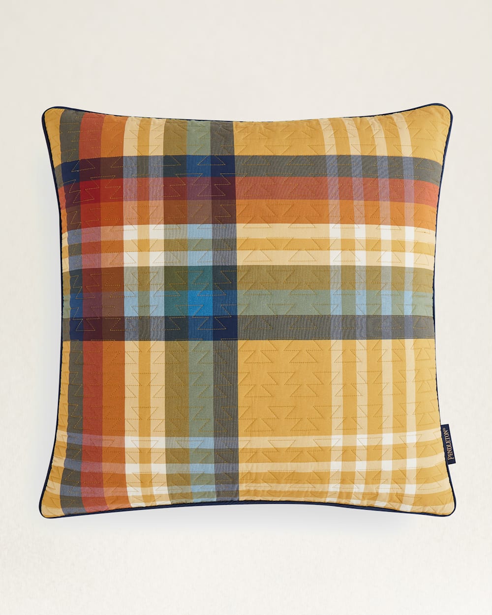PLAID EURO PILLOW