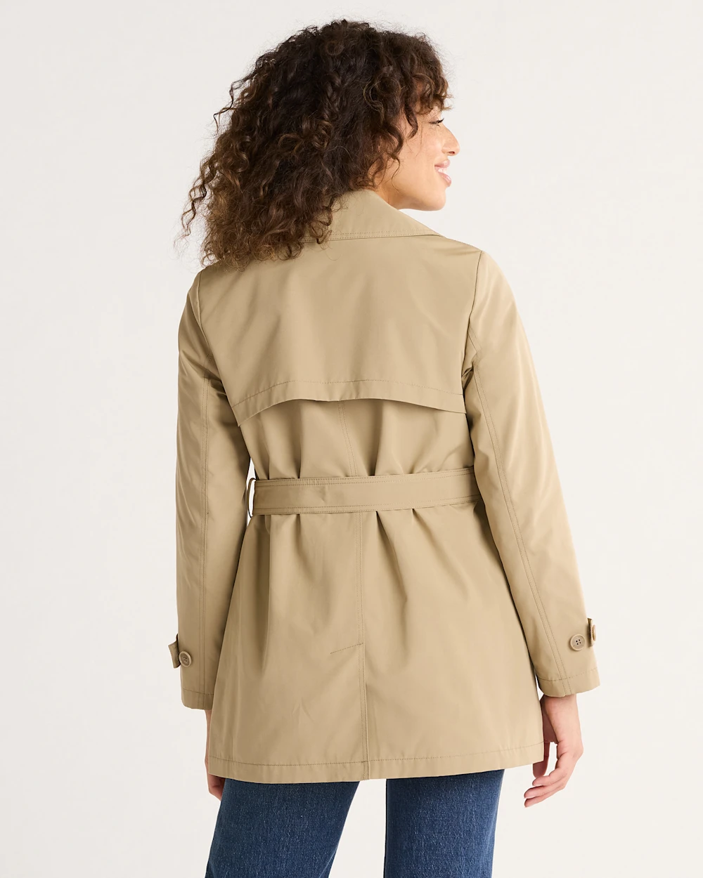 WOMEN'S MARLENE CLASSIC SHORT TRENCH COAT