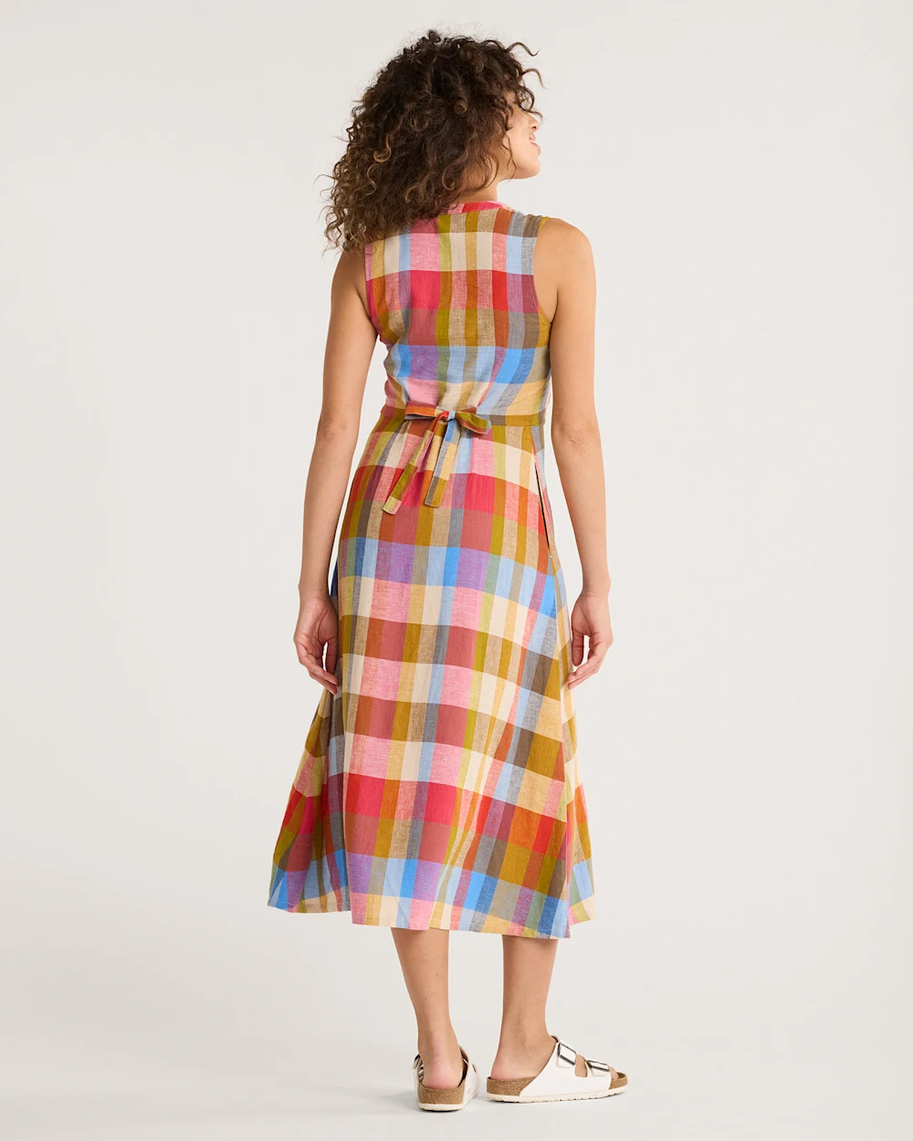 WOMEN'S LANA SLEEVELESS LINEN DRESS