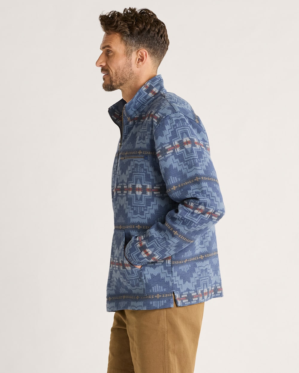 MEN'S DOUBLESOFT DOVER QUARTER ZIP