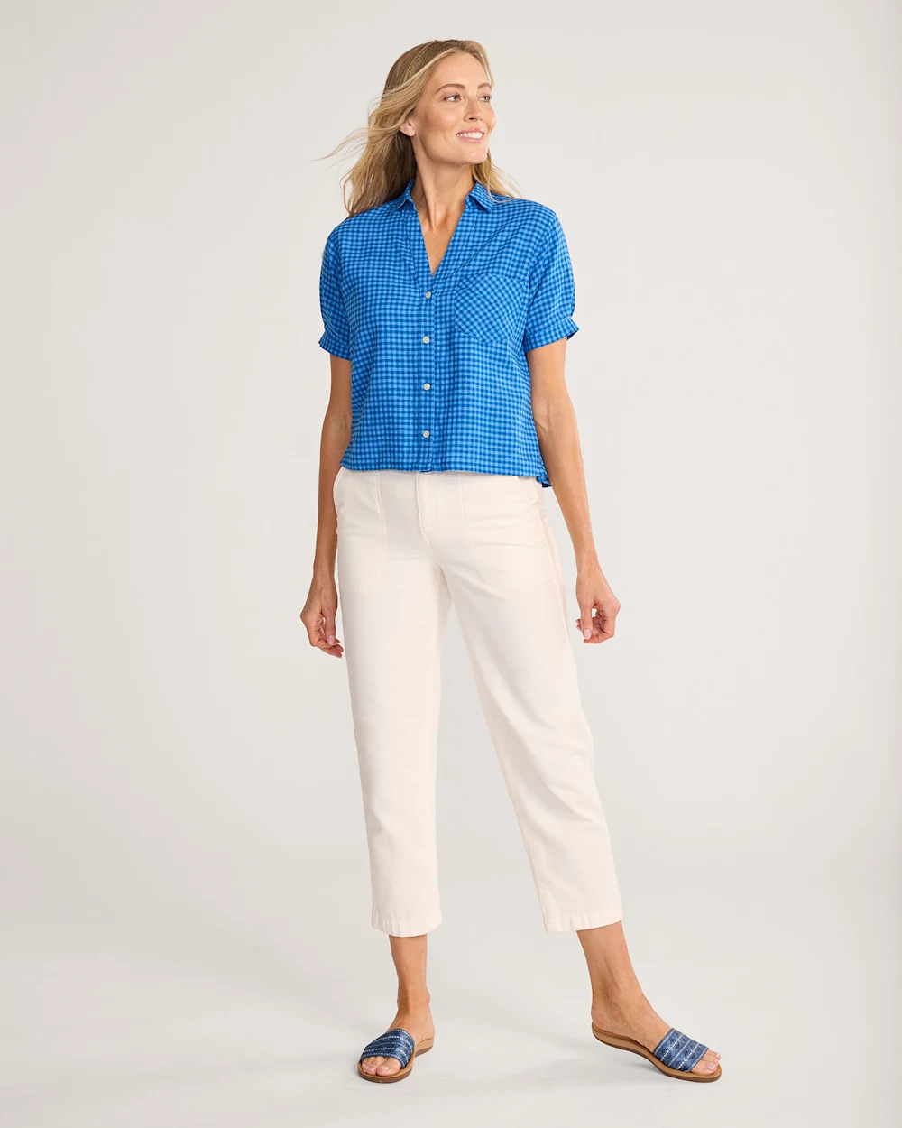WOMEN'S HARLOW LINEN SHIRT