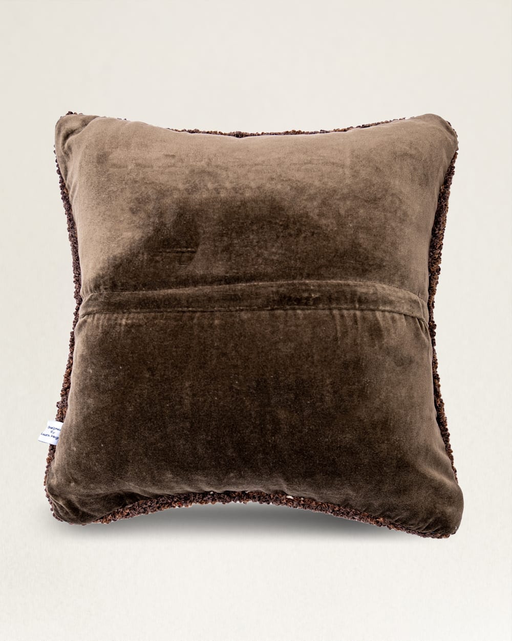 COWPOKE BOOTS HOOKED SQUARE PILLOW