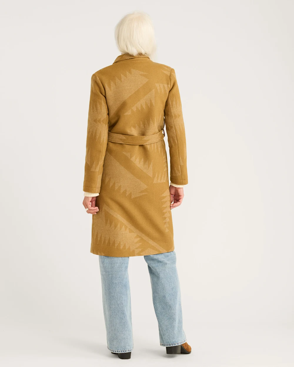 WOMEN'S MIRROR LAKE WOOL TRENCH COAT