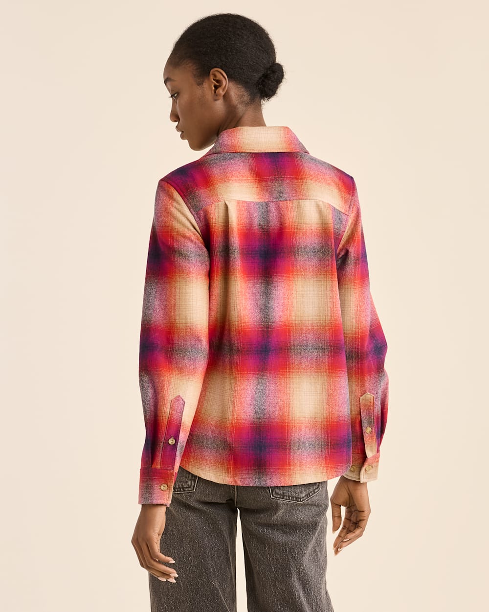 WOMEN'S PLAID BOARD SHIRT