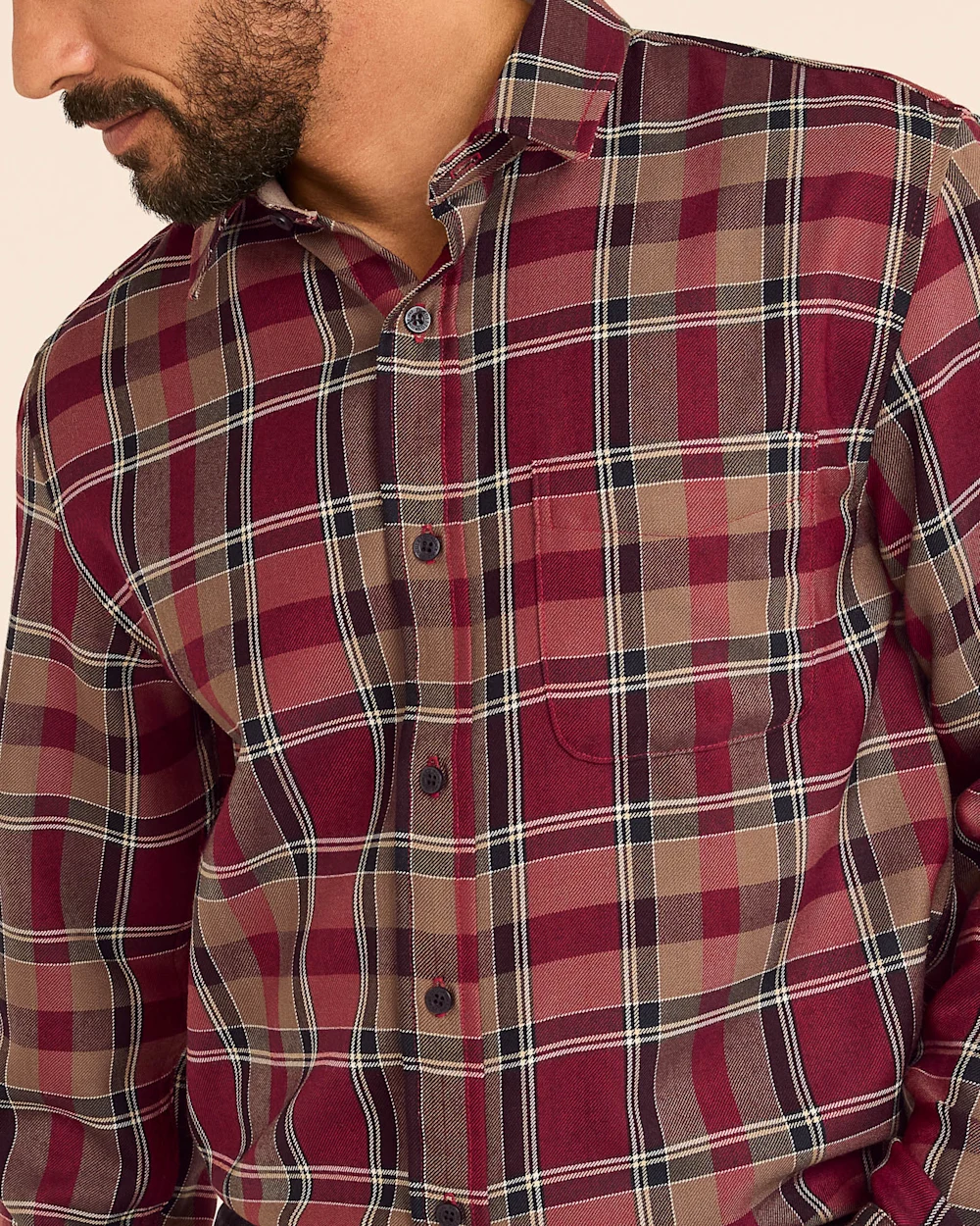 MEN'S PLAID MERINO LODGE SHIRT