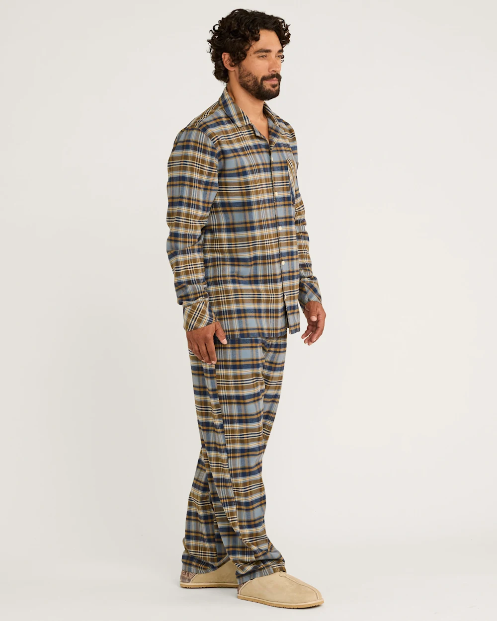 MEN'S PLAID FLANNEL PAJAMA SET