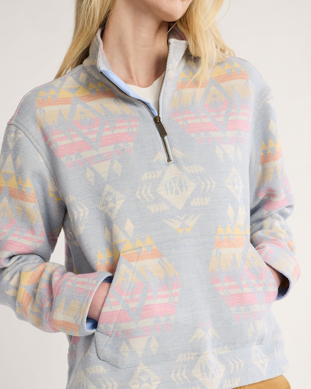 WOMEN'S DOUBLESOFT HALF-ZIP PULLOVER