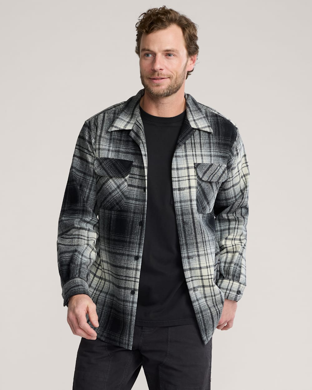 MEN'S PLAID BOARD SHIRT