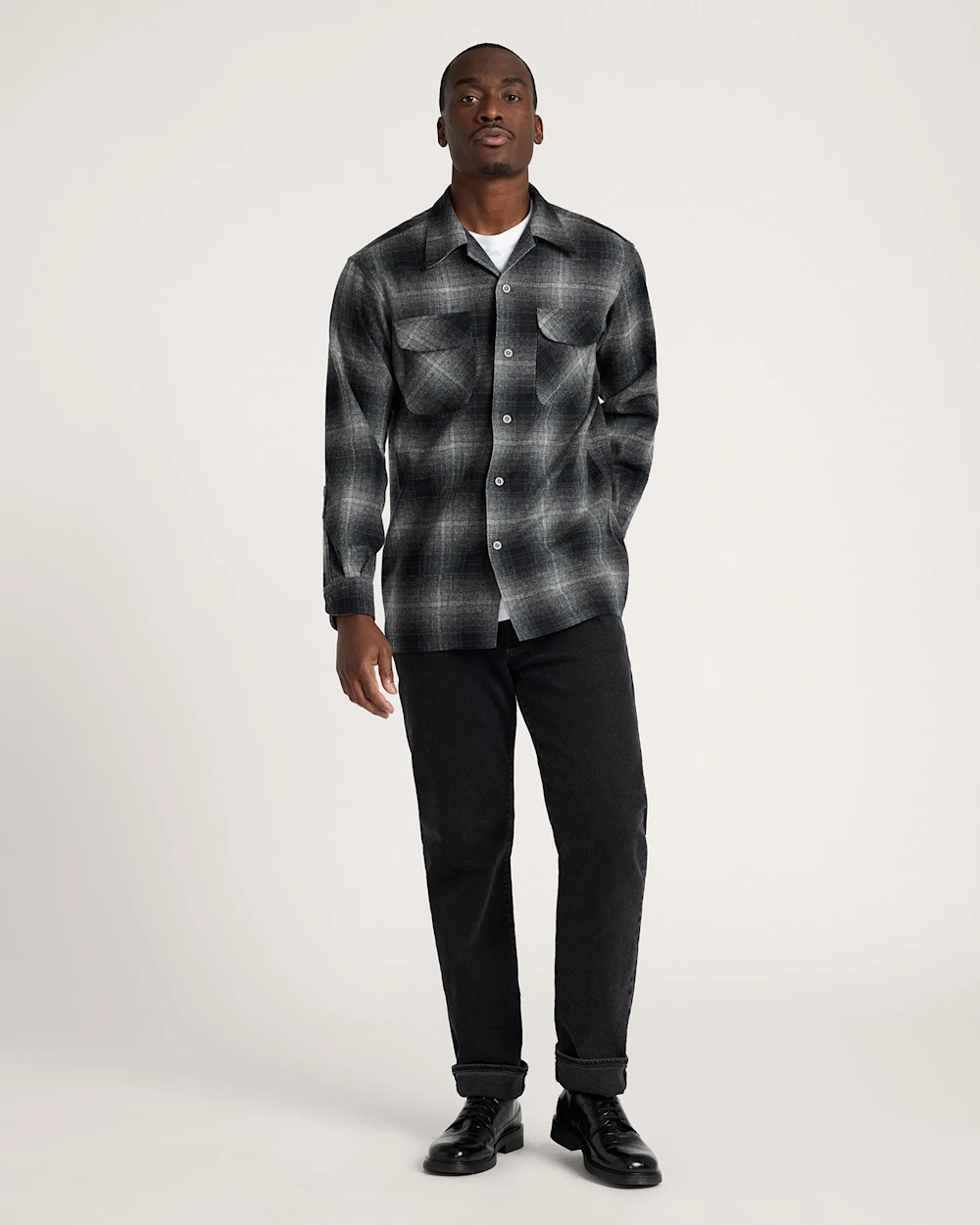 MEN'S PLAID BOARD SHIRT
