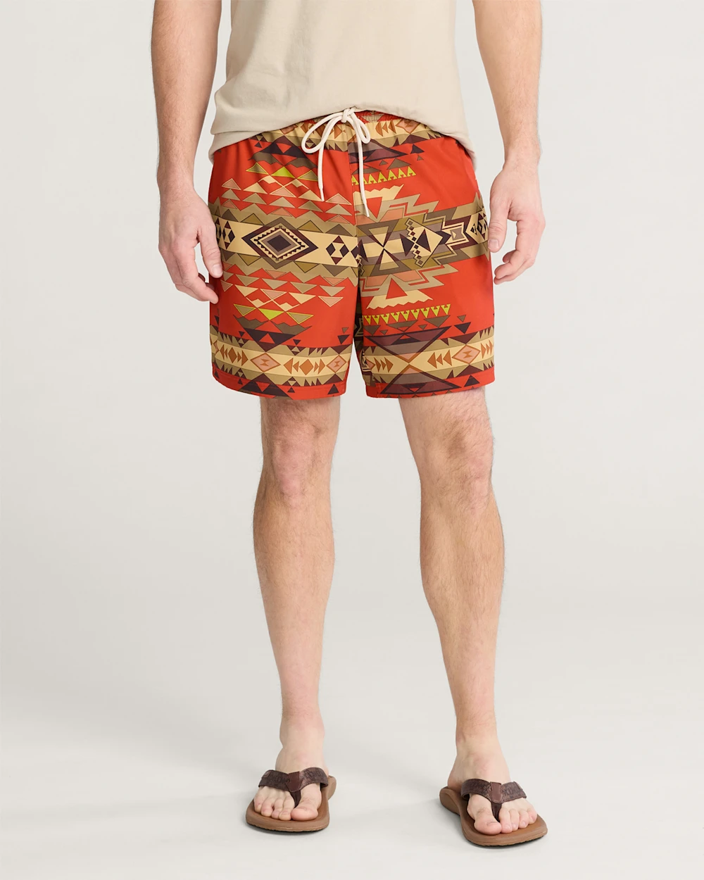 HIGHLAND PEAK SHORESIDE PACK-N-GO SWIM TRUNKS