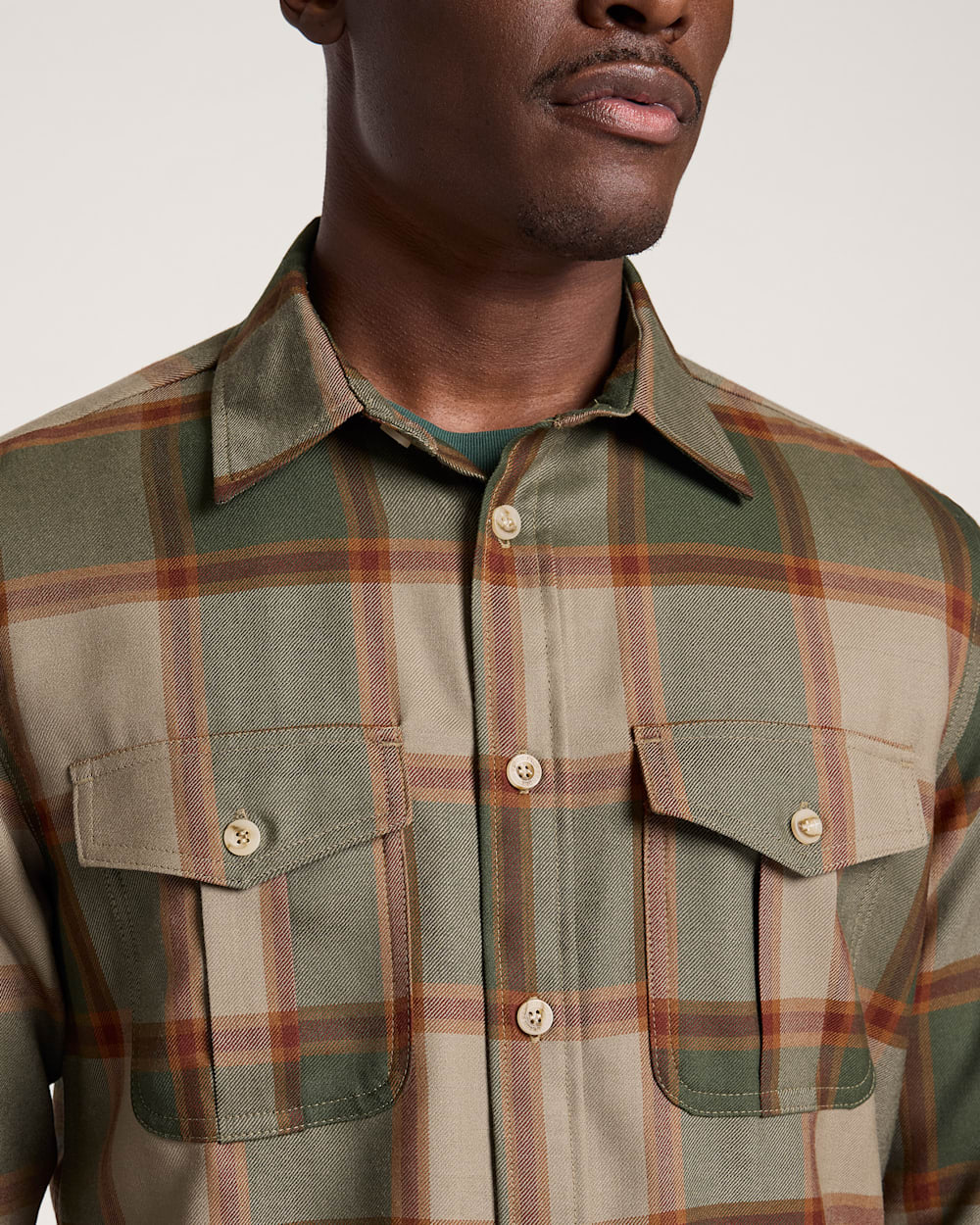 MEN'S PLAID HARRISON MERINO SHIRT