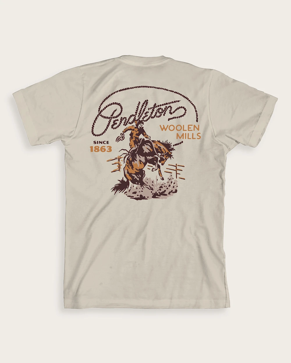 MEN'S WESTERN RANCH RODEO GRAPHIC TEE